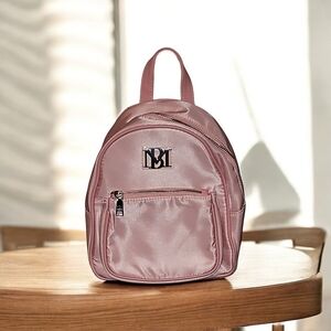 Badgley Mischka Pink Mini Backpack